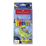 Pastelky Faber-Castell Colour Grip Jumbo Dinosaurus - 10 barev