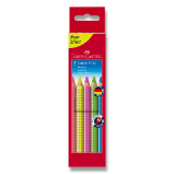 Pastelky Faber-Castell Jumbo Grip Neon - 5 barev - Pastelky Pastelky Faber-Castell Jumbo Grip Neon 5 barev
