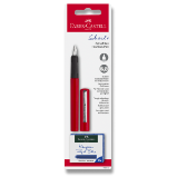 Bombičkové pero Faber-Castell, hrot M - červené Bombičkové pero Faber-Castell, hrot M - červené