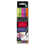 Fineliner Faber-Castell Grip - 5 barev, neon Fineliner Faber-Castell Grip - 5 barev, neon