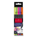 Fineliner Faber-Castell Grip - 5 barev, neon - Pastelky do školy Fineliner Faber-Castell Grip 5 barev, neon