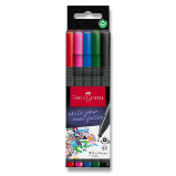 Fineliner Faber-Castell Grip - 5 barev, základní barvy Fineliner Faber-Castell Grip - 5 barev, základní barvy
