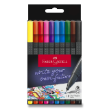 Fineliner Faber-Castell Grip - 10 barev - Výtvarné potřeby do školy Fineliner Faber-Castell Grip 10 barev