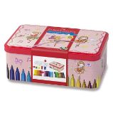Dětské fixy Faber-Castell Connector balerínka, 33 barev