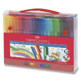 Dětské fixy Faber-Castell Connector - taška, 60 barev Dětské fixy Faber-Castell Connector - taška, 60 barev