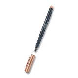 Popisovač Faber-Castell Metallics - bronzová - Zvýrazňovače, popisovače Popisovač Faber-Castell Metallics výběr barev bronzová