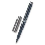 Popisovač Faber-Castell Metallics - tmavě stříbrná - Zvýrazňovače, popisovače Popisovač Faber-Castell Metallics výběr barev tmavě stříbrná