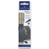 Popisovač Faber-Castell Metallics - zlatá a stříbrná Popisovač Faber-Castell Metallics - zlatá a stříbrná