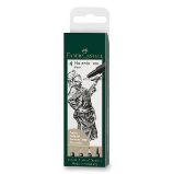 Popisovač Faber-Castell Pitt Artist Pen - sada 4 ks, S, F, M, B, černé - Zvýrazňovače, popisovače Popisovač Faber-Castell Pitt Artist Pen sada 4 ks, S, F, M, B, černé
