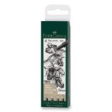 Popisovač Faber-Castell Pitt Artist Pen sada 4 ks, XS, S, F, M, černé