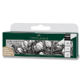 Popisovač Faber-Castell Pitt Artist Pen - 4 kusy, black & white Popisovač Faber-Castell Pitt Artist Pen - 4 kusy, black & white