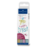 Popisovač Faber-Castell Pitt Artist Pen - 4 barvy, metalické Popisovač Faber-Castell Pitt Artist Pen - 4 barvy, metalické
