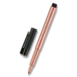 Popisovač Faber-Castell Pitt Artist Pen Metallic - měděný - Zvýrazňovače a popisovače do školy Popisovač Faber-Castell Pitt Artist Pen Metallic výběr barev měděný