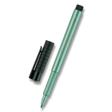 Popisovač Faber-Castell Pitt Artist Pen Metallic - zelený - Zvýrazňovače a popisovače do školy Popisovač Faber-Castell Pitt Artist Pen Metallic výběr barev zelený