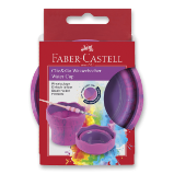 Kelímek na vodu Faber-Castell Click & Go Unicorn - mramorově růžový - Barvy a tuše Kelímek na vodu Faber-Castell Click & Go Unicorn mramorově růžový