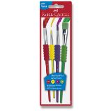 Sada štětců Faber-Castell Soft - 4 kusy - Štětce Štěteček Faber-Castell Soft 4 kusy