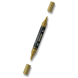 Akrylový popisovač Faber-Castell Multimark Metallic - 250, gold