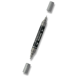 Akrylový popisovač Faber-Castell Multimark Metallic - 251, silver