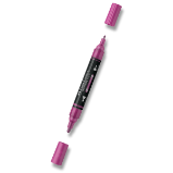 Akrylový popisovač Faber-Castell Multimark Metallic - 290, pink metallic Akrylový popisovač Faber-Castell Multimark Metallic - 290, pink metallic
