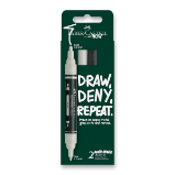 Akrylový popisovač Faber-Castell Multimark Black&White - 2 ks