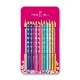 Pastelky Faber-Castell Sparkle - 12 barev Pastelky Faber-Castell Sparkle - 12 barev