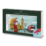 Popisovače Faber-Castell Pitt Artist Pen London - 12 ks Popisovače Faber-Castell Pitt Artist Pen London - 12 ks