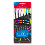 Štětce Faber-Castell Soft Touch Black - 6 ks