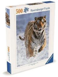 Puzzle Tygr na sněhu 500 dílků Puzzle Tygr na sněhu 500 dílků