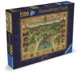 Puzzle Harry Potter: Mapa Bradavic 1500 dílků Puzzle Harry Potter: Mapa Bradavic 1500 dílků