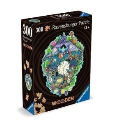Dřevěné puzzle Kukačkové hodiny 300 dílků Dřevěné puzzle Kukačkové hodiny 300 dílků