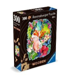 Dřevěné puzzle Barevní papoušci 300 dílků Dřevěné puzzle Barevní papoušci 300 dílků