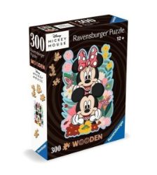 Dřevěné puzzle Disney: Mickey a Minnie 300 dílků - Dětské puzzle Dřevěné puzzle Disney: Mickey a Minnie 300 dílků