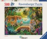 Puzzle Oáza tygrů 500 dílků