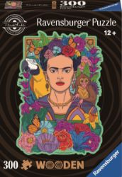 Dřevěné puzzle Frida Kahlo 300 dílků Dřevěné puzzle Frida Kahlo 300 dílků