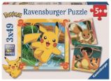 Puzzle Pokémon 3x49 dílků Puzzle Pokémon 3x49 dílků