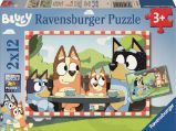 Puzzle Bluey na pikniku 2x12 dílků Puzzle Bluey na pikniku 2x12 dílků