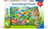 Puzzle Hmyzí kamarádi 3x49 dílků Puzzle Hmyzí kamarádi 3x49 dílků