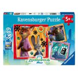 Puzzle Zootropolis: Město zvířat 3x49 dílků Puzzle Zootropolis: Město zvířat 3x49 dílků