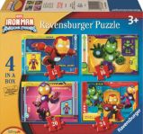 Puzzle Iron Man a jeho úžasní přátelé 4v1 - Puzzle Puzzle Iron Man a jeho úžasní přátelé 4v1