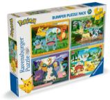 Puzzle Pokémon 4x100 dílků Puzzle Pokémon 4x100 dílků