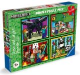 Puzzle Minecraft 4x100 dílků Puzzle Minecraft 4x100 dílků