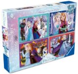 Puzzle Disney: Ledové království 4x100 dílků Puzzle Disney: Ledové království 4x100 dílků