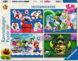 Puzzle Super Mario 4x100 dílků - Puzzle Puzzle Super Mario 4x100 dílků