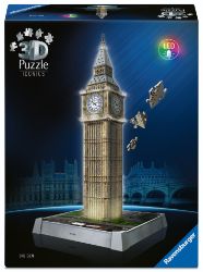 3D Puzzle Iconics: Big Ben (Noční edice) 216 dílků - 3D a 4D puzzle 3D Puzzle Iconics: Big Ben (Noční edice) 216 dílků