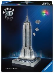 3D Puzzle Iconics: Empire State Building (Noční edice) 216 dílků - 3D a 4D puzzle 3D Puzzle Iconics: Empire State Building (Noční edice) 216 dílků