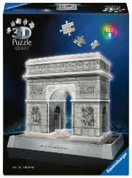 3D Puzzle Iconics: Vítězný oblouk (Noční edice) 216 dílků - 3D a 4D puzzle 3D Puzzle Iconics: Vítězný oblouk (Noční edice) 216 dílků