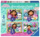 Puzzle Gabby's Dollhouse 4v1