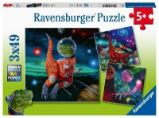 Ravensburger Puzzle - Dinosauří svět 3 x 49 dílků - Puzzle Ravensburger Puzzle - Dinosauří svět 3 x 49 dílků