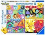 Puzzle Pokémon 4x100 dílků - Dětské puzzle Ravensburger Puzzle Pokémon 4x100 dílků
