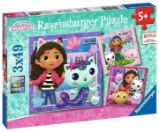 Puzzle Gabby's Dollhouse 3x49 dílků